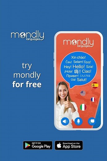 Mondly App - Learn 33 languages