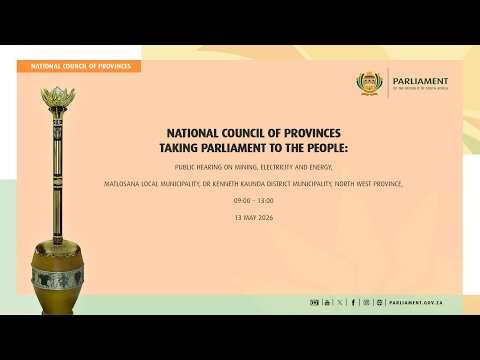 NCOP Taking Parliament To The People 13 May 2026