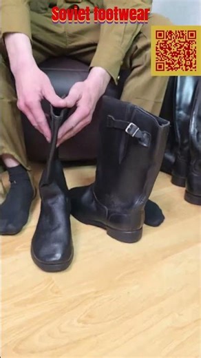 Soviet Afghan Era Boots – USSR Strap Leather Military Boots