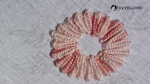 46K views · 1.9K reactions | Easy Embroidery Flower with Cast-On Stitch - Make your own design using this stitch on Clothes. | HandiWorks | Facebook