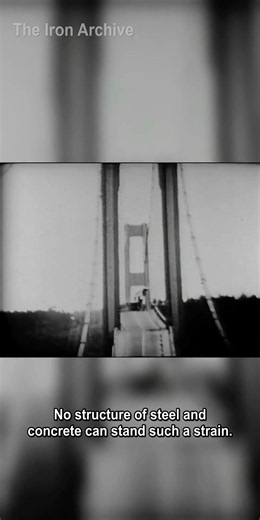 The Last Man Off the Tacoma Narrows Bridge - Seconds Before It Collapsed