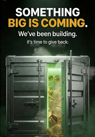 We've been building. Now it's time to give back. A surprise is loading... Details soon Follow to be the first to know #fintech #blockchain #web3crypto #sustainability #renewableenergy