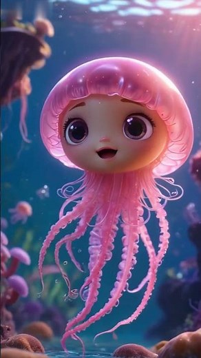 Jellyfish’s Kind Lesson - I | Ocean Friends Unite | Story on Friendship & Acceptance #shorts