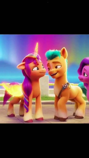 Sunny and Hitch Kiss in My Little Pony: A New Generation