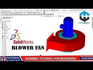 Blower Fan Design in Solidworks | Assembly Tutorial