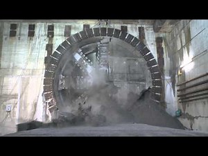 Crossrail tunnelling: Drone's eye view of Crossrail's completed rail tunnels