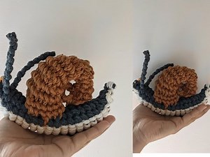 Macrame Snail Tutorial!!