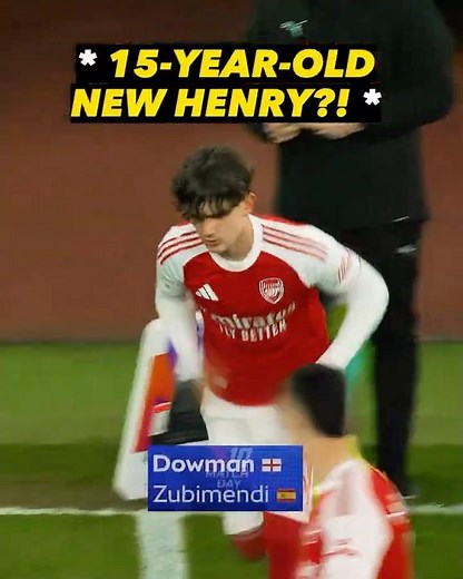 ARSENAL’s 15-Year-Old DOWMAN… New Henry?! #football #soccerhighlights #arsenal #premierleague