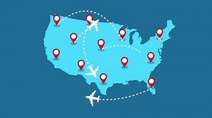Planes Routes Flying Over United States Stock Footage Video (100% Royalty-free) 1081411808 | Shutterstock
