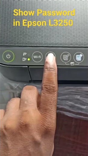 how to show password Epson l3250 printer #epson #shortvideo #viral