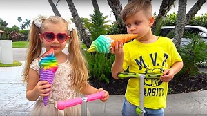 215K views · 3.8K reactions | Diana Pretend Play Ice Cream Shop | Children playing ground | Facebook