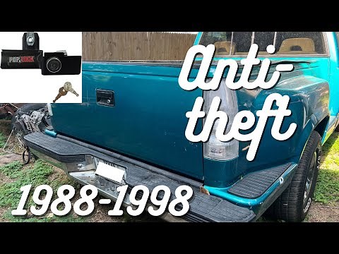 Pop Lock Tailgate Lock Install On Your 1988-1998 Silverado OBS!