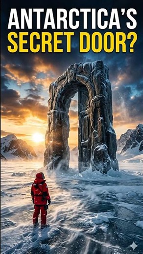 This Giant Door In Antarctica Changes Everything… 🗺️❄️ #mystery #shorts #viral