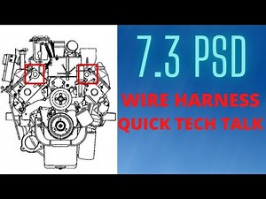 7.3 POWERSTROKE QUICK TECH TALK WIRE HARNESS