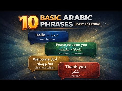 Common Arabic Greetings | Arabic Phrases for Daily Conversation | Arabic for Beginners
