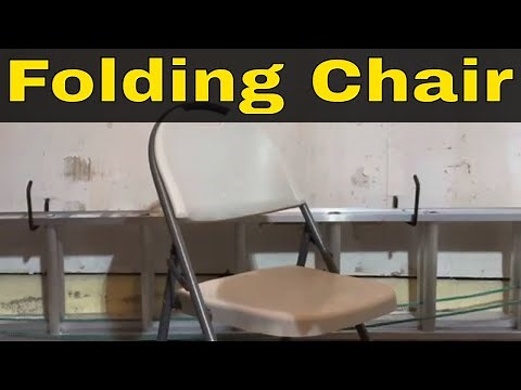 How To Open And Close A Folding Chair-Easy Tutorial