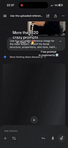 Generate Creative Prompts Using GEMINI App