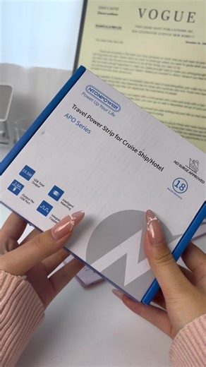 Stop packing multiple chargers. Pack ONE that does everything. NTONPOWER travel power strip. 3 AC 4 USB ports with dual USB-C Power your whole setup at once r your Slim. Lightweight. Easy to pack. Perfect for hotels, cruises, and trips. One plug. All devices. Tap the cart #TravelTech #TravelGear #USBcLife #TikTokMadeMeBuylt #TravelSmart