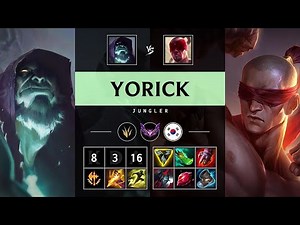 Yorick Jungle vs Lee Sin - KR Master Patch 25.21