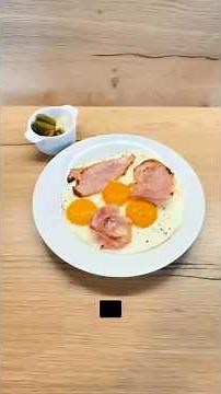 Wie macht man Spiegeleier mit Schinken wie ein PROFI?