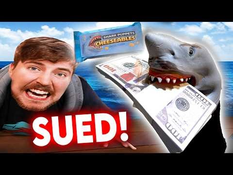 SHARK PUPPET MEETS MR BEAST!
