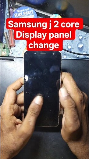 How to fix a cracked Samsung J2 Core screen #phonerepair #samsung #diy