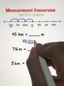 Measurement Conversion - Length and Weight 💯 #math #mathlove | Math Love