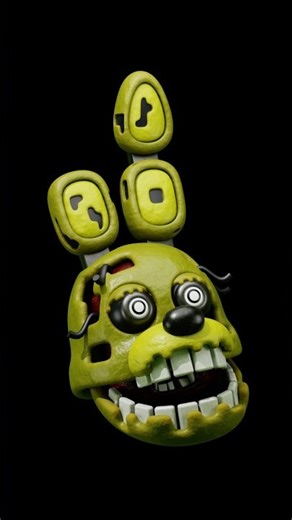 3D Modelling Springtrap in 1 Minute #shorts