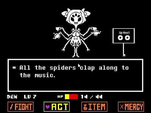 Undertale how to defeat muffet