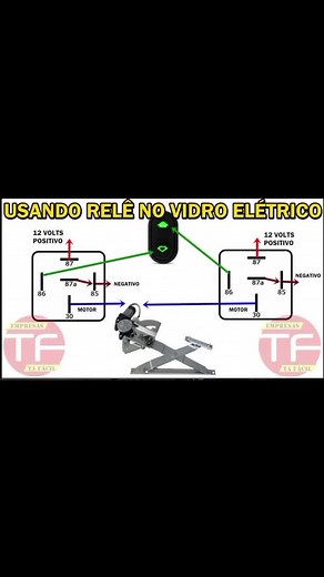 Relay para bajar y subir cristales de tu auto #mecanicaautomotriz #aprendeentiktok #fyp