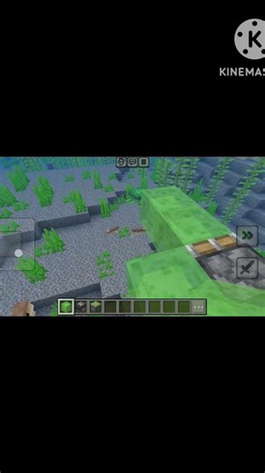 how to make underwater submarine in Minecraft#minecraft #gaming #ytshorts