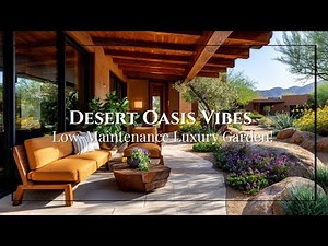 Desert Inspired Oasis Low Maintenance Succulent Garden with Rustic Contemporary Charm