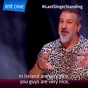 "The minute you open your mouth, I'm like, Oh, I'm in trouble." High praise from Joey Fatone 🔥 #LastSingerStanding | RTÉ One