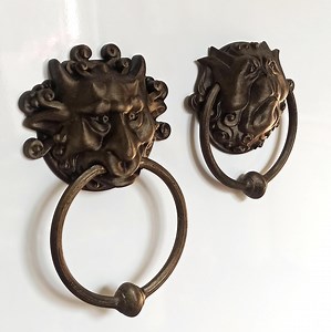 Labyrinth Door Knockers Set: Hand-painted Gothic Fantasy Decor - Etsy