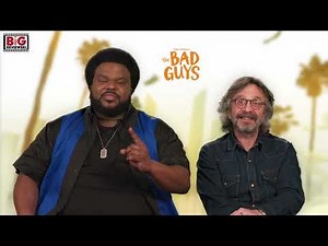 Craig Robinson & Marc Maron on the fun of being The Bad Guys & advice on giving good interviews