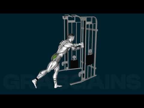 How to do the Cable Standing Hip Extension | GrabGains