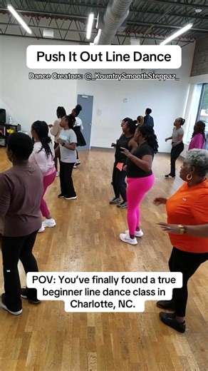 139K views · 1.8K reactions | Push It Out Line Dance - 704 Soul Line Dance - Classes in Charlotte, NC #fyp #linedance #charlottenc #linedanceclasses #pushitout #704soullinedance #charlottelinedanceclasses #charlottelinedance #thingstodoincharlotte #linedanceclassesincharlotte | 704 Soul Line Dance | Facebook