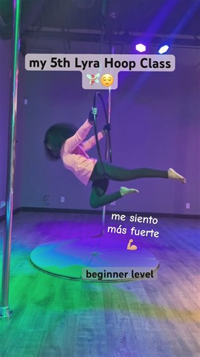 Gentle progress, Lyra Hoop Beginner 🧚🏽‍♀️ #aerial