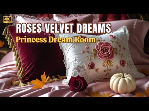 Fall in Love with This Victorian Rosewood Dream Bedroom 🍁 Romantic Autumn Home Design Ideas