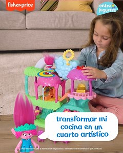 7.7K views · 2K reactions | ¡Explora la Casa del Árbol Arcoiris de Trolls e Imaginext y permite que tu pequeño dé vida a sus momentos favoritos con Poppy! 朗✨ | Fisher-Price | Facebook