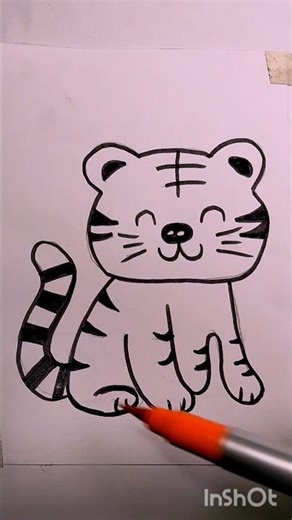 How to Draw a Realistic Tiger 🐯 Step by Step | Easy Tiger Drawing Tutorial for Beginners (4K)