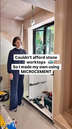 DIY Microcement Countertop | Budget Kitchen Transformation Step-by-Step