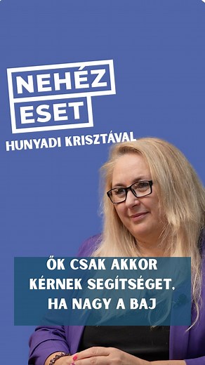 Ők csak akkor kérnek segítséget, ha nagy a baj - A Nehéz Eset legújabb részében Hunyadi Krisztával beszélgettünk a társas kapcsolatainkról - Link az első kommentben. #NehézEset #pszichológia #magyarország | Nehéz Eset