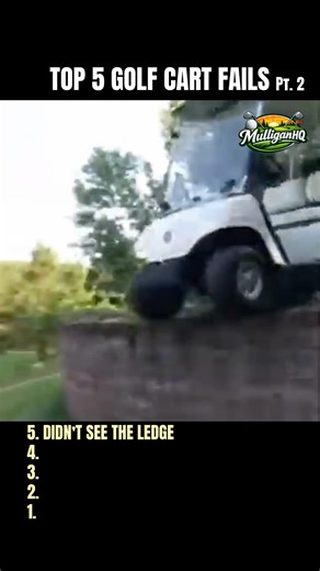 Top 5 Golf Cart Fails 😭🛒They need to walk the golf course from now on #golf #golfhumor #golfmeme