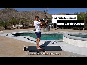 1 Minute Exercises: The Ultimate Tricep Superset Workout | Sculpt and Strengthen Your Triceps