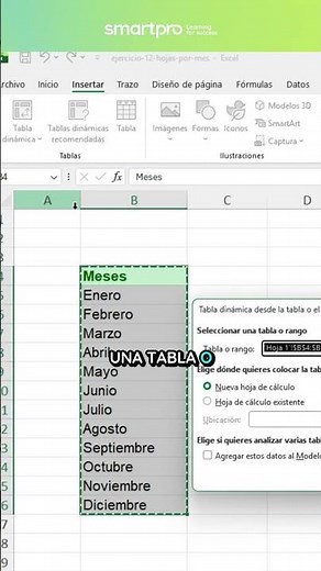 Cómo crear una hoja por cada mes en Excel