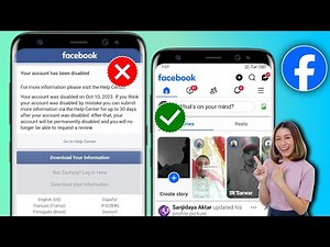 Correctif 2025 pour compte Facebook désactivé | Comment récupérer facilement un compte Facebook