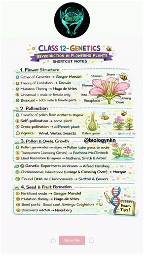 Genetic notes 12th biology #study #education #cbse #upboard #neet