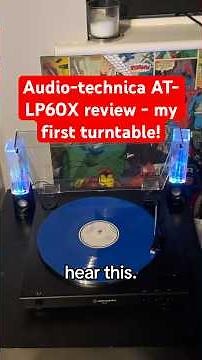 Audio-technica AT-LP60X review - my first turntable! #vinyl #turntable #tech