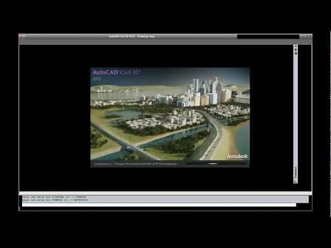 AutoCAD Civil 3d 2012 - Setup Drawing and Alignment